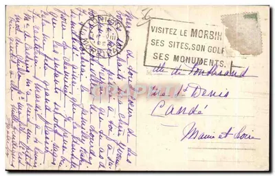 Monument aos Mártires de Quiberon — Environs d'Auray — Coleção Laurent-Noël — Verso