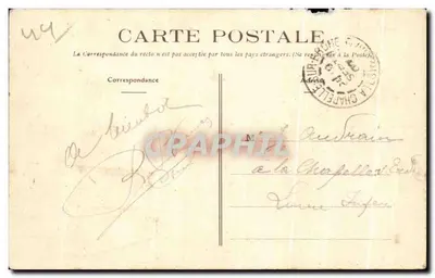 Tarjeta postal antigua La Chapelle - Pornichet (Loire-Inférieure) — editor Colección Pillorget, Saint-Nazaire, n° 664 — Reverso