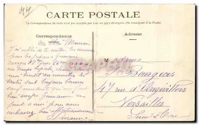 Pornichet (L.-Inf.) — Sur la Plage — Constructions de redoutes — Éditeur : Imprimerie de la Plage — Reverso