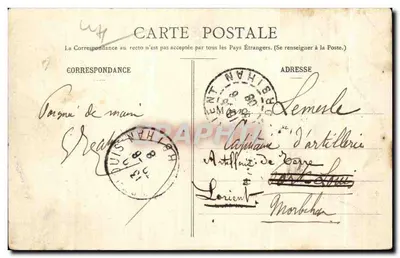 St-Nazaire - Jardim das Plantas - A Espada, por A. Bourlange — Verso