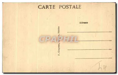NANTES — Cour du Château — La Tour de la Couronne d'Or (siglo XV) — Reverso
