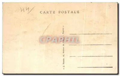 Nantes (Loire-Inf.) — La Fontaine de la Place Royale — J. Nozais, Nantes — Verso
