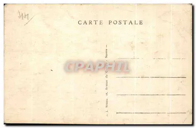 Nantes (Loire-Inf.) — Os Daims do Jardim dos Plantas — editor J. Nozais, Avenida do Cateau — Verso