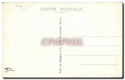 NANTES — Monumento a los Caídos de 1870 — Cours St-Pierre y la Catedral — Reverso