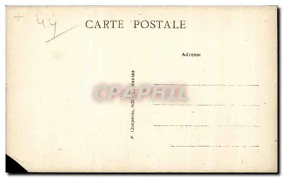 Colina de Gigant — Antigo Nantes — Capela Saint-François destruída em 1912 — Verso