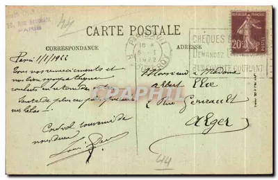 Nantes — Il Tombino del Generale Lamoricière — LL — Verso