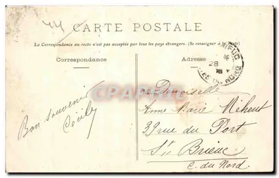 NANTES - Escada de Ste-Anne — Fototipia Vassellier, Nantes, n°6 — Verso