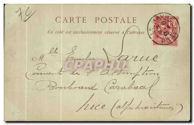 Le Havre — O Palácio de Justiça — Coleções ND Phot — Verso