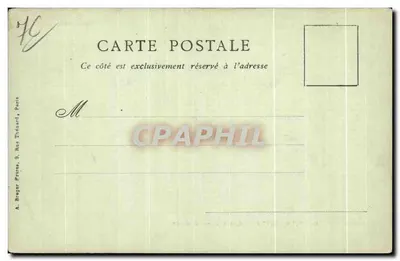 Instituut Sint-Jozef, Havre — Refectoire — uitgever A. Bregar Frères, Parijs — Achterkant