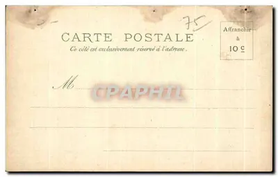 Perspectiva do Petit Palais — Exposição Universal de 1900 — G. F. B. (editor) — Verso