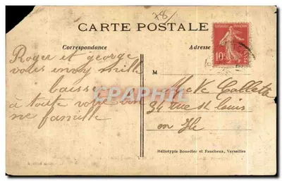 Élancourt (S.&-O.) — O Orfanato da Assomption — A Fachada Principal — Coleção Renard — Verso