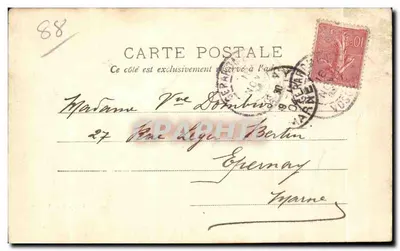 Gérardmer e del Lago — panorama — C. S. Challet — Verso