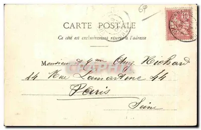 Ile Barbe - Bordes de la Saône — Edición Giletta, Nice, n° 8343 — Reverso