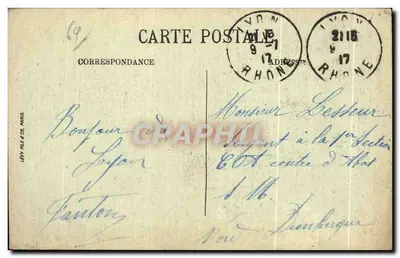 LYON — Plac Republiki i ulica Prezydenta Carnota — Selecta — Rewers