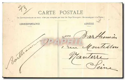 Chambéry - Prefektura — widok panoramiczny — wydawca C. S. nr 307 — Rewers