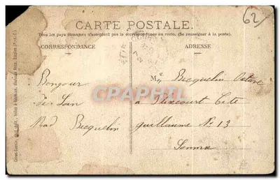 Étaples-sur-Mer (Pas-de-Calais) — La Moisson — Spoczynek żniwiarzy — Wydawca: C. Duvivier, n° 62 — Rewers