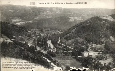 A Vallée da Corrèze em AUBAZINE — Corrèze - 56 — J. de SAINT-GERMAIN