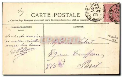 Cap Ferrat — Road to the Lighthouse — The French Riviera — Publisher HANBY, No. 254 — Back