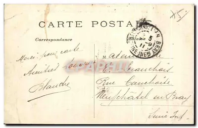 Paryż — La Porte-Maillot i Luna-Park — C. M. n°344 — Rewers