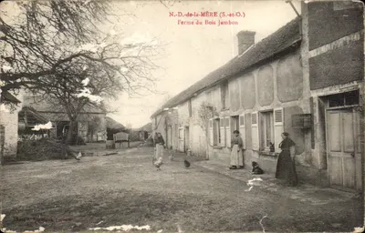 CPA De la Mere Ferme du Bois Jambon