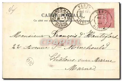 Wyspa St. Honorat — Zamek — wydawca nieznany — Rewers