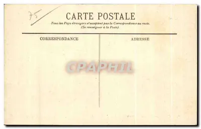 PARIS — Sneeuweffect in het Bois de Boulogne — LL. n° 267 — Achterkant