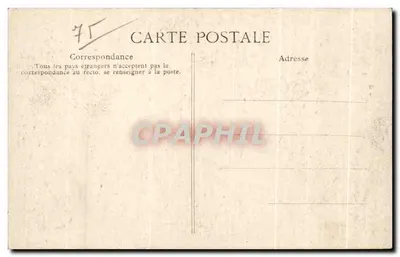 O Bois de Boulogne — Efeitos de neve — Editor E.D. — Verso