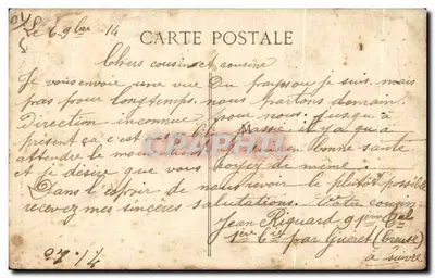 Pérouges — Casa Messimy, ex-Ministro da Guerra — F. Vialatte, Fot. Guinmar — Verso