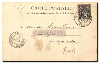 Bassin de Commerce — Souvenir du Havre — R.&J. D. 10648 — Verso