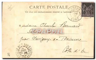 O Avant-Port — Lembrete do Havre — Editor R. & C. De Ropin — Verso