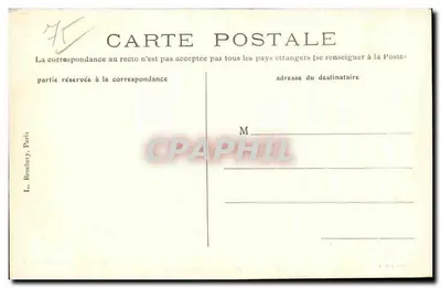 Balzac no Colégio de Vendôme — ilustração — L. Brodhey, Paris — Verso