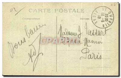 St-Quentin — Bazylika, Chór — Marzec 1919 — Bulle Photo Edition — Rewers