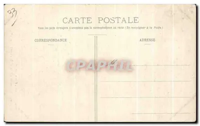Wystawa Morska w Bordeaux — Duży Pałac — Façada Przystani — Zbiór Gorce, fot. i wyd., Talence (Gironde) — nr 8 — Rewers
