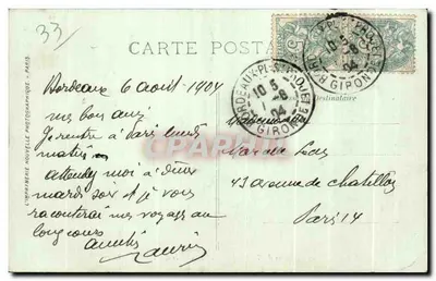 Bordeaux — Cours du Trente Juillet i Allées de Tourney — LL. — Rewers
