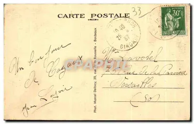 Cazaux-Lac (Gironde) — Fonte de Arcachon — Yollec — Verso