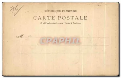 Entrée d'un Transatlantique — vue d'un grand paquebot à trois cheminées entrant dans un port — éditeur Kühler P. & O. (imprimé sur la carte) — Verso