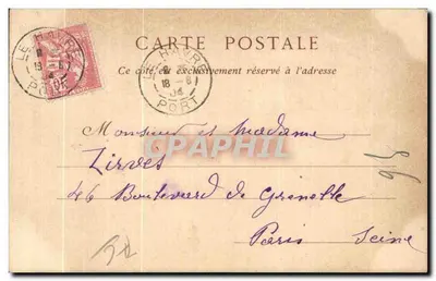 Le Havre — L'Avant-Port w momencie półmorskim — ND Pbot — Rewers