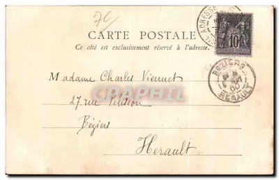 Le Havre - In porto — navi a vapore e veli — Librairie d'Action morale, Rouen — Verso