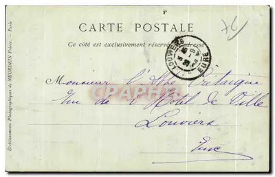 Graville-Sainte-Honorine — Cruz dita de Robert le Diable — Coleções ND. Fot. — Verso