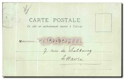 Le Havre — A Igreja de São Vicente de Paulo — I.L. n° 97 — Verso