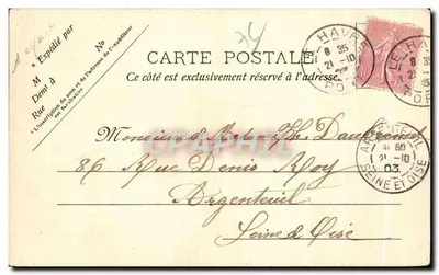 Le Havre — L'Église St-François — V.P. Paris 30 — Verso