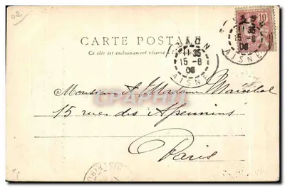 Laon — Vide-outeilles de l'Hôtel-Dieu — phot. F. Barnaud — Rewers