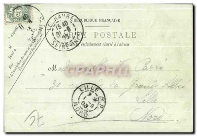 Le Havre — L'Arsenal — LL. Éditeur LL. N° 83 — Verso