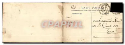 Camp de Mailly — vue panoramique des tentes et bâtiments — éditeur HUITRE AURE — Verso