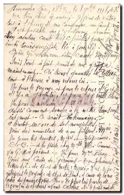 Camp de Mailly - A Manutenção — Bazar Militaire A. Nieps — Verso