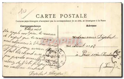 Campo di Mailly — Decorazione di rondini e foto — Editore: Balar Militaire A. Nueps — Verso