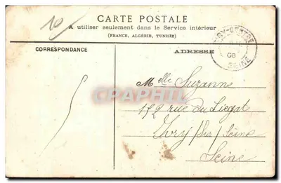Bar-sur-Aube — Kaplica na górze Świętej Germaine — Souvenir G. Louinfty — Rewers
