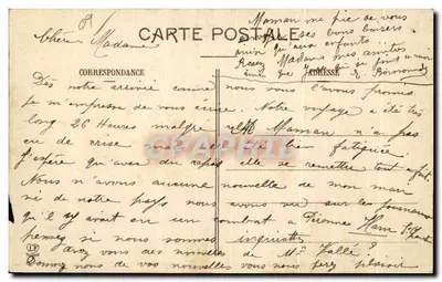 Mirepoix - Castelo de Sibra, conjunto lado Sudoeste — Fototipia Labouche frères, Toulouse — Verso