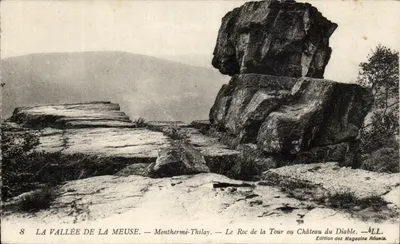 A Vale da Meuse — O Roc da Tour ou Castelo do Diabo — Edição dos Magasins Réunis