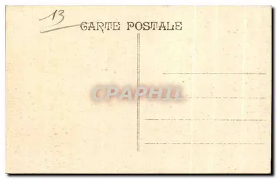 Marseille - Exposição Colonial 1922 — Palácio de Madagascar e Estátua do Geral Gallieni — Verso